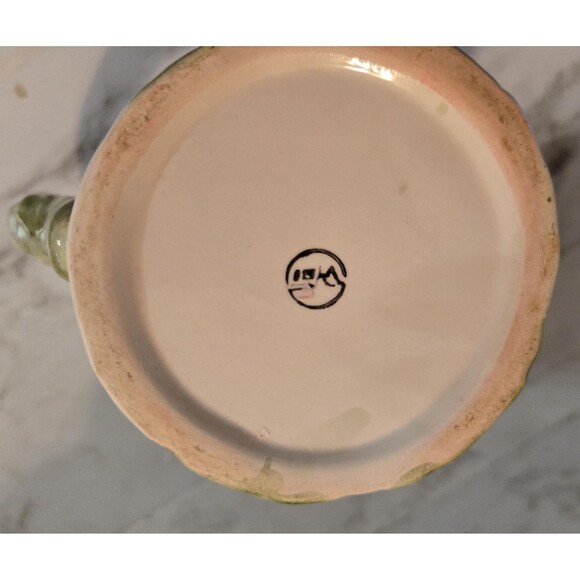 World Bazaars Inc Ceramic Pansies Mug, 12 oz, Pink Yellow Purple Pansies - Picture 7 of 7